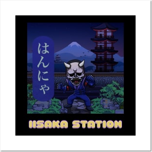 Hannya, Oni of the Night (Ver. 1.0) - Chibi Hannya Tshirt by iisakastation.com Posters and Art